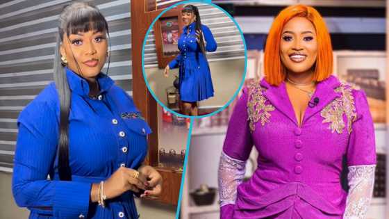 MzGee shows off lovely legs with tattoos as she slays in gorgeous dress, fans go gaga