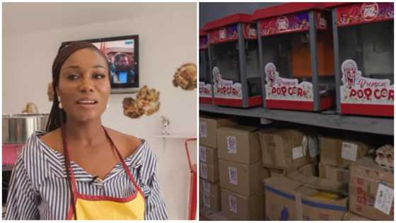 Ghanaian woman opens up on why she quit her job as a nurse to sell popcorn in Accra