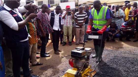 Meet the NPP MP who has manufactured a hand-held bitumen sprayer (Video)