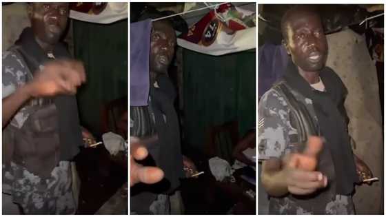 Police sergeant caught on video smoking suspected narcotic drug