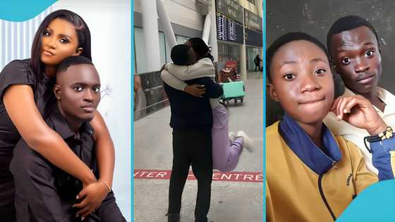 Popular Canada-based Ghanaian welcomes wife abroad in emotional reunion, heartwarming video trends