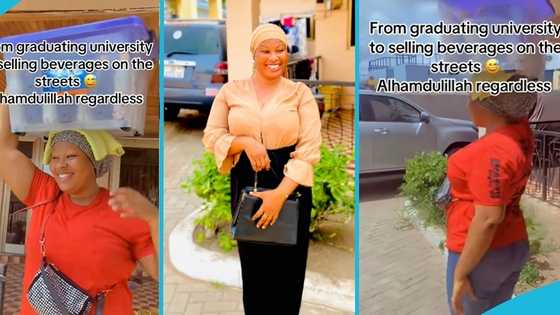 GH university graduate hustles in traffic after failing to secure corporate job with degree