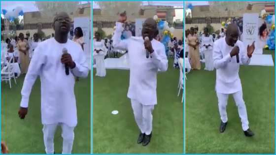 GFA President Kurt Okraku shows his rap skills as he sings Black Sherif's 'Oil in my head'