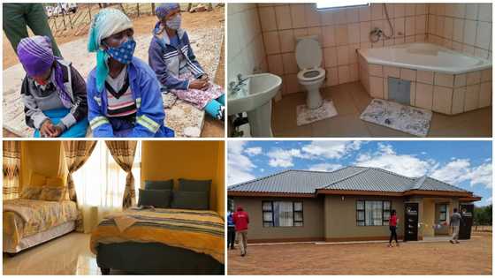 Company changes lives of poor family of 16 living in a tent, gifts them fully furnished 3-bedroom house