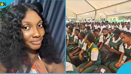 NSS: Ghanaian lady rejoices as she gets posted to Odorgonno SHS, celebrates in adorable video