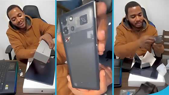 Twene Jonas flaunts newly purchased GH₵11K RedMagic Pro 10 gaming smartphone, fans react