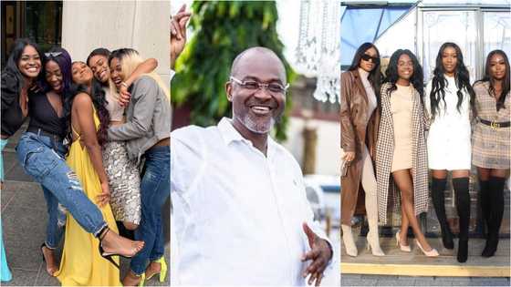 Ken Agyapong's daughters take over social media with dance moves; flaunt cash in video