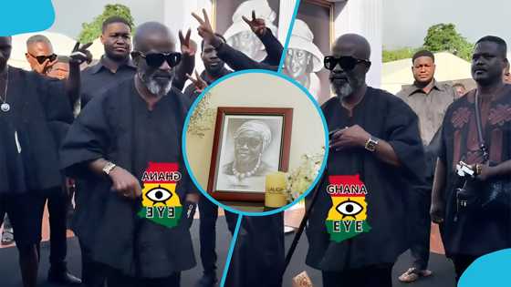 Nana Asante Bediatuo performs emotional traditional dance as tribute to his late mother