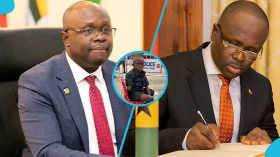 Physically challenged boy Omane Boamah helped denied access to funeral, looks sad in viral video