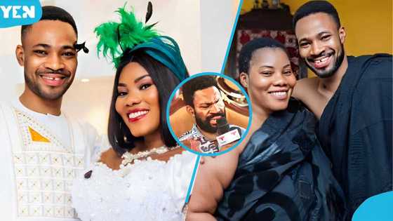 Kofi Adoma hints at regaining his eyesight after surgery in an emotional message to his wife