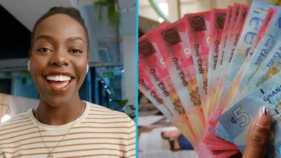 Ghanaian lady sparked nostalgia by displaying old Cedi notes featuring Kwame Nkrumah's image