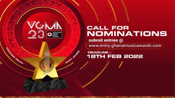 Organizers of Vodafone Ghana Music Awards open nominations for 2022 edition