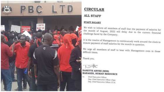 Economic crisis: 'Bear with us in these difficult times; your August salaries will delay' – PBC tells staff