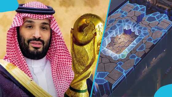 Saudi Arabia reveals the world’s first sky-high suspended stadium, video