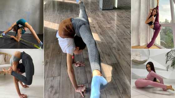 Meet Ruslana Krutas, a super flexible circus performer who started training at age 3