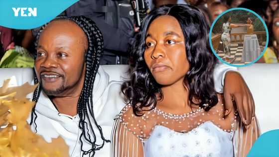 “Biibia ensi”: Video of Odo Broni at mother-in-law Ama Saah’s grave site goes viral