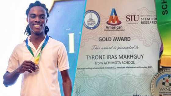 Tyrone Marhguy: Achimota School star reacts as he wins gold in American Math Olympiad
