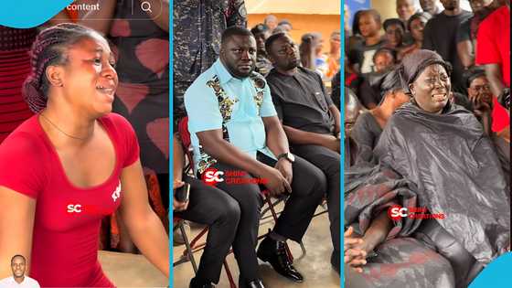 Dr Frank Amoakohene: Sad Scenes in Manso Mpatuam as AR Minister Visits Late Assembly Man's Family