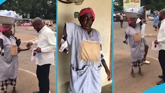 Physically challenged Ghanaian woman hawks on the streets to feed her family