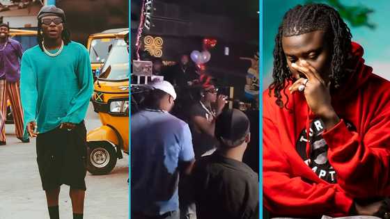 Stonebwoy gets a poor reception from a small crowd during a performance at a private party in Miami