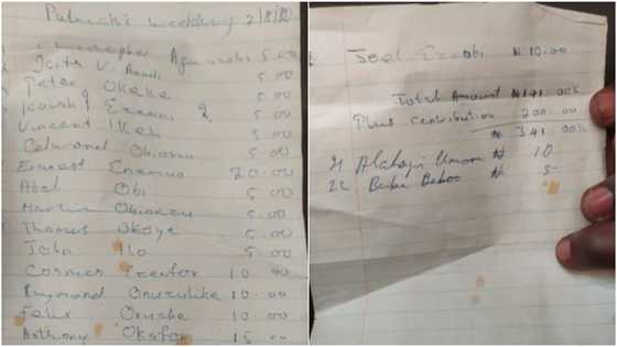 Man shares list of those who contributed GHC5 for dad's plush wedding in 1980