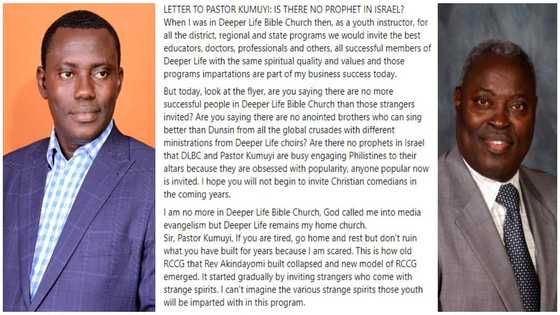 They're obsessed with popularity: Ex-Deeper Life youth instructor knocks Pastor Kumuyi in viral open letter