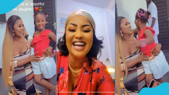 Nana Ama McBrown and Baby Maxin excite many as they pose for the camera