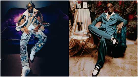 5 times BET-nominated Ghanaian artiste Camidoh modelled in expensive designer outfits and sneakers