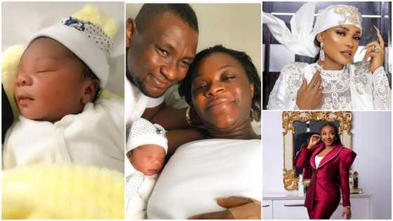 The Lord blessed me - Actress Chacha Eke welcomes child, shares newborn photos, Iyabo Ojo, Ini Edo rejoice with her
