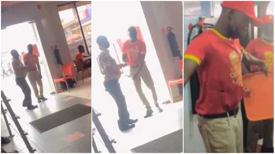 Work & happiness: Security men at restaurant dance to open doors for customers in heartwarming video