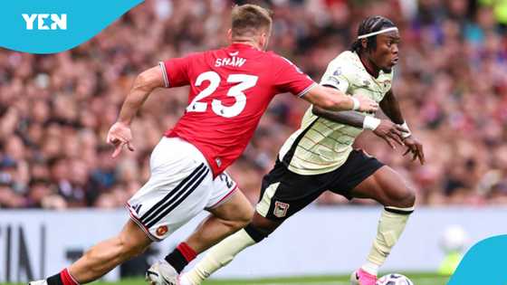 Fatawu Issahaku embarrasses United defender before assist: Video