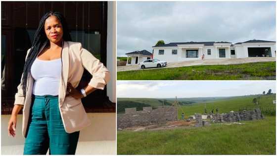 Woman finally completes her house, shares photo to show how it all started