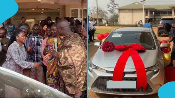 Dormaahene gifts UENR valedictorian a brand-new car, video of colourful ceremony evokes joy