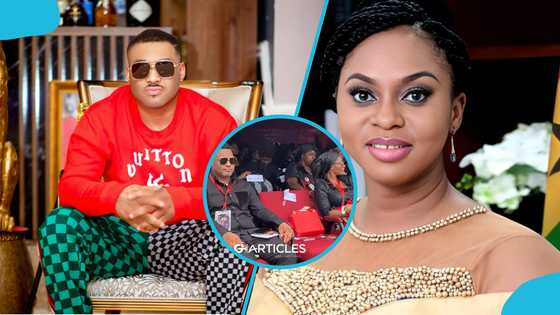 Kwadwo Safo Jnr appears at father’s 40-day observance amid Adwoa Safo drama, video