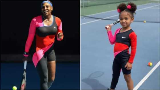 Serena Williams’ adorable daughter Olympia rocks replica of her mom's Australian Open look