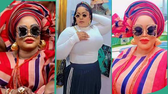 Ojude Oba: Nigerians find TikTok account of iconic lady at festival, praise her as she chants oriki