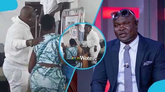Bukom Banku spotted at GNAT Hall, helps daughter secure SHS placement (Video)