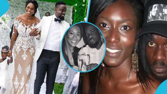Sarkodie and Tracy Sarkcess go viral as they rock classy outfits in new photo for rapper's 34th birthday: "Love go sweet oo"
