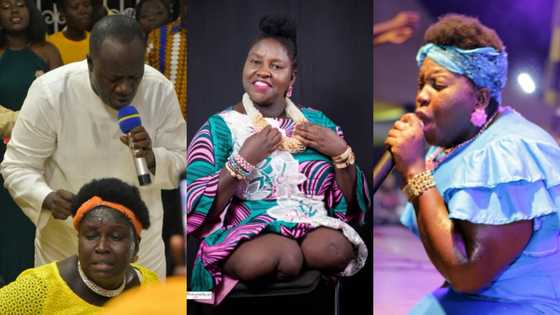 Meet the Ghanaian lady with no legs in active Kingdom work to win souls for Jesus