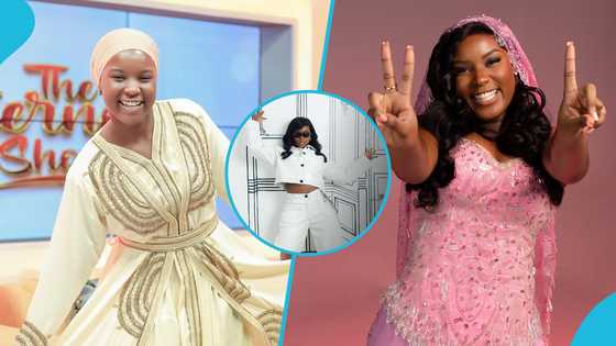 Afronitaa mesmerises her fans with her white sporty outfit and GH¢7,500 boots