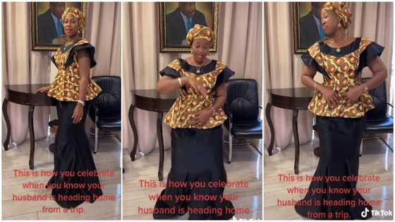 Sierra Leone president's tall wife does the Buga dance challenge in cute video, Kizz Daniel reacts