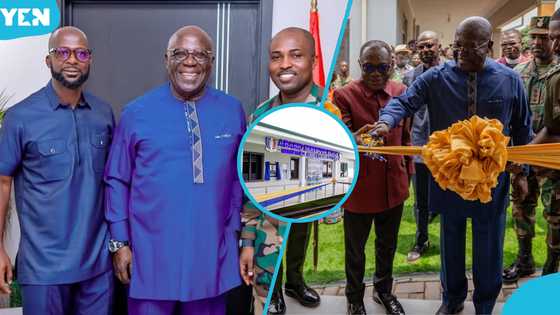 Sam Jonah donates office to Ghana Armed Forces Pay Regiment, video of building drops