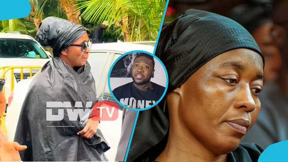 Akosua Serwaa's close associate blasts Odo Broni for 'starting widows' beef', video stirs reactions