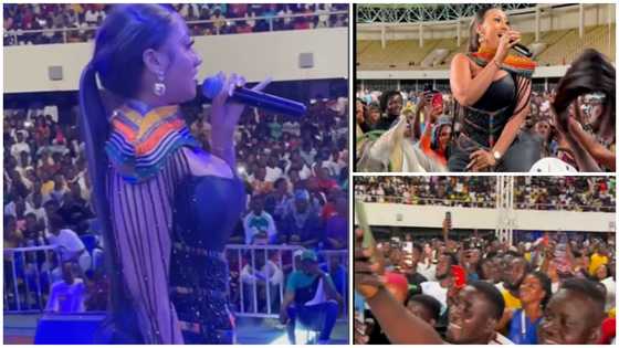 Hajia4reall: Singer Gets Warm Welcome In Tamale; Rides On Horseback In Video