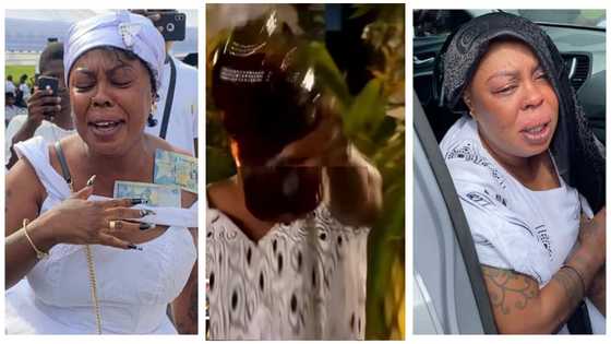 Video Drops As Afia Schwar Curses Those Criticising Her Over Dad's Funeral