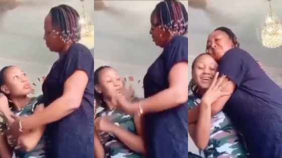 I'll be right beside you like the walls of Jericho - Poloo's mum sings for her in video