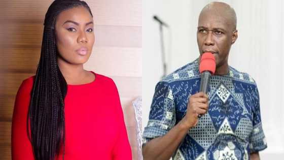 Think before you say rubbish - Bridget Otoo fires Prophet Oduro over sagging breasts comment; fans react