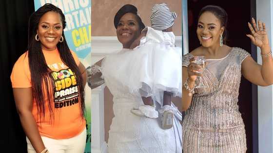 Beautiful video drops as Gospel diva Piesie Esther gives birth to her 4th child in Canada