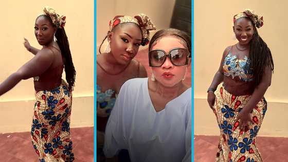 Vanessa Nicole flaunts fine curves in African print corset dress, video: "So beautiful"