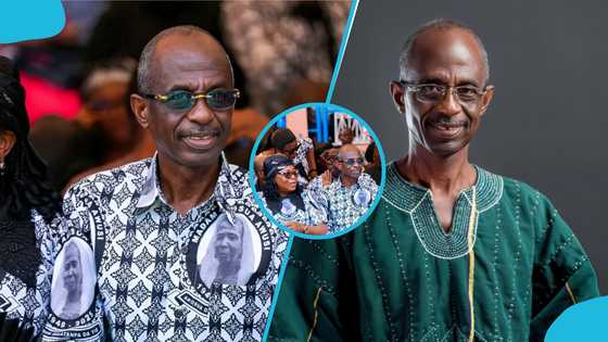 Asiedu Nketia's wife steals spotlight with youthful looks and style at funeral, photos